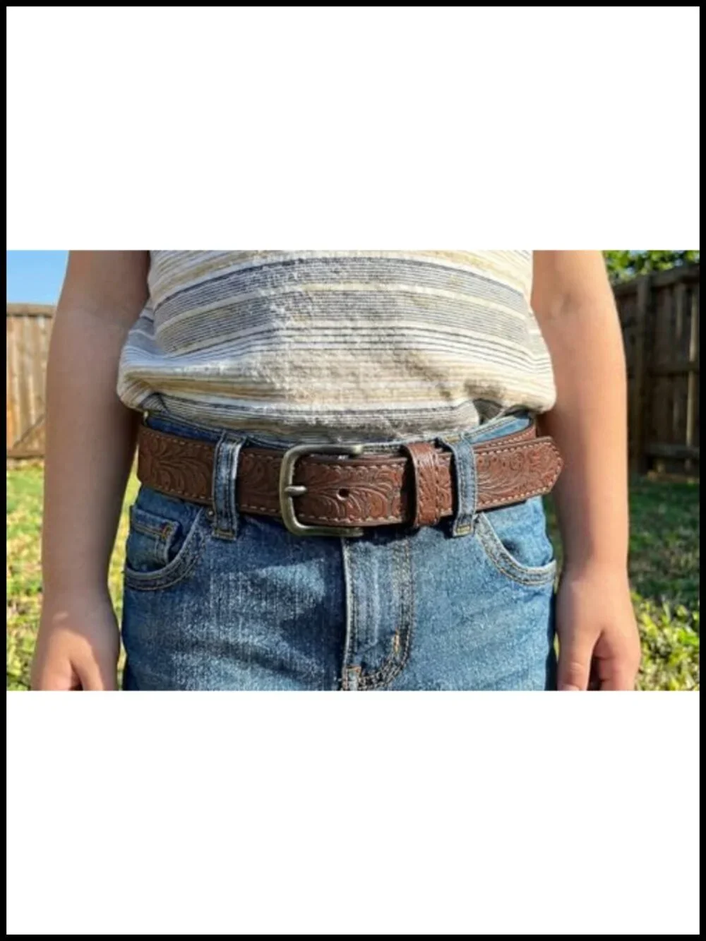 Kids Leather Belt 1